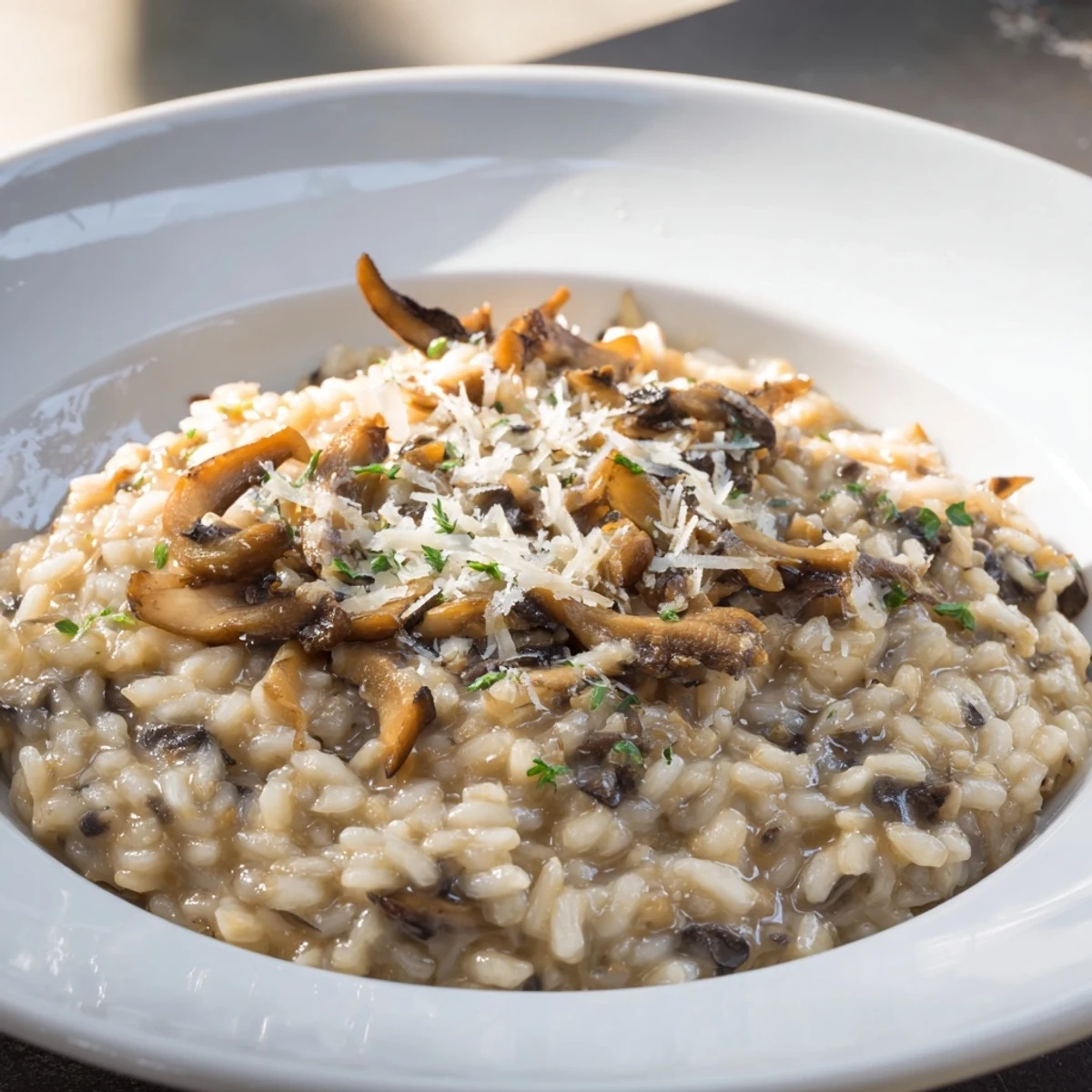 Earthy mushrooms and cedarwood infuse this comforting Cedar-Warm Risotto with incredible flavor.