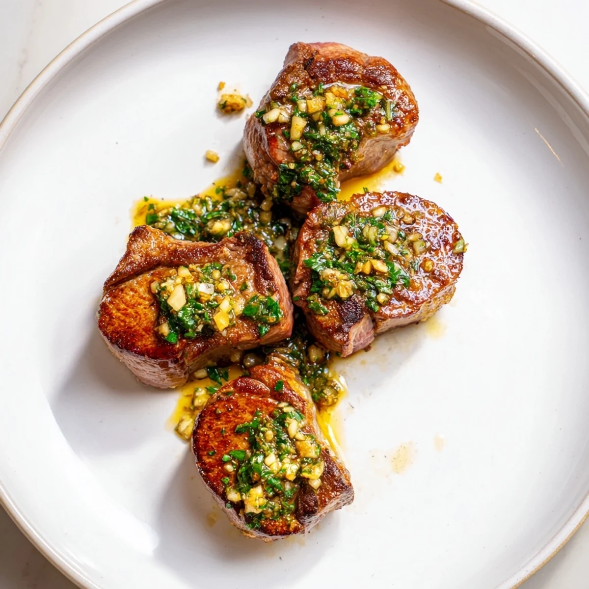 Rustic Mint Pan-Seared Lamb