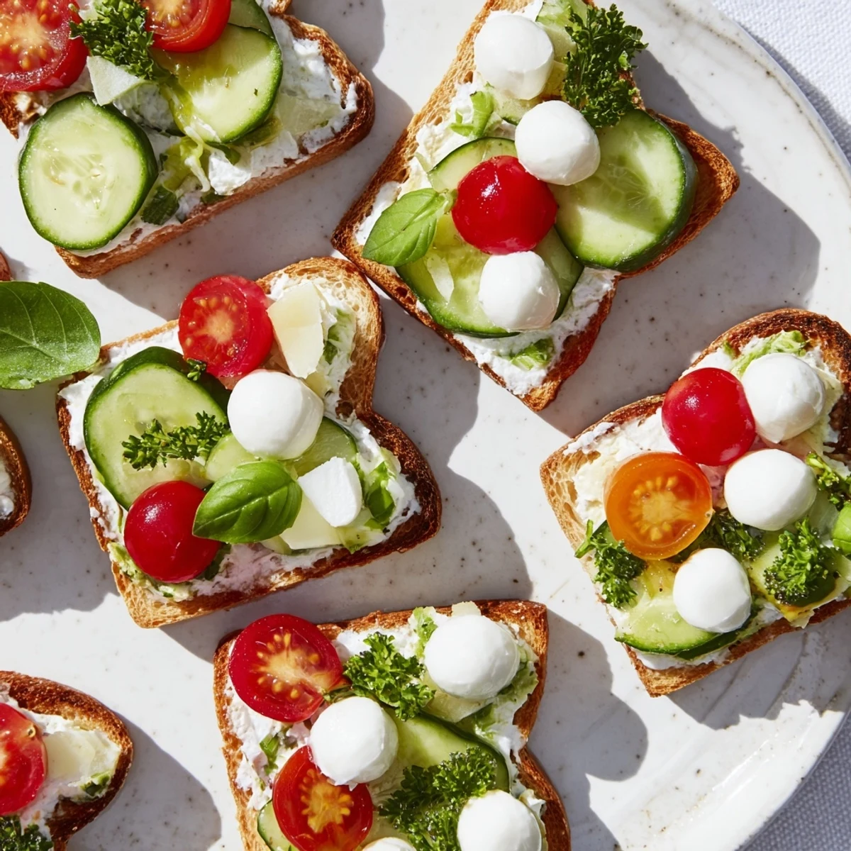 Crispy, golden-brown elf shoe toast bites with sweet toppings like jam and sprinkles make for a fun brunch.