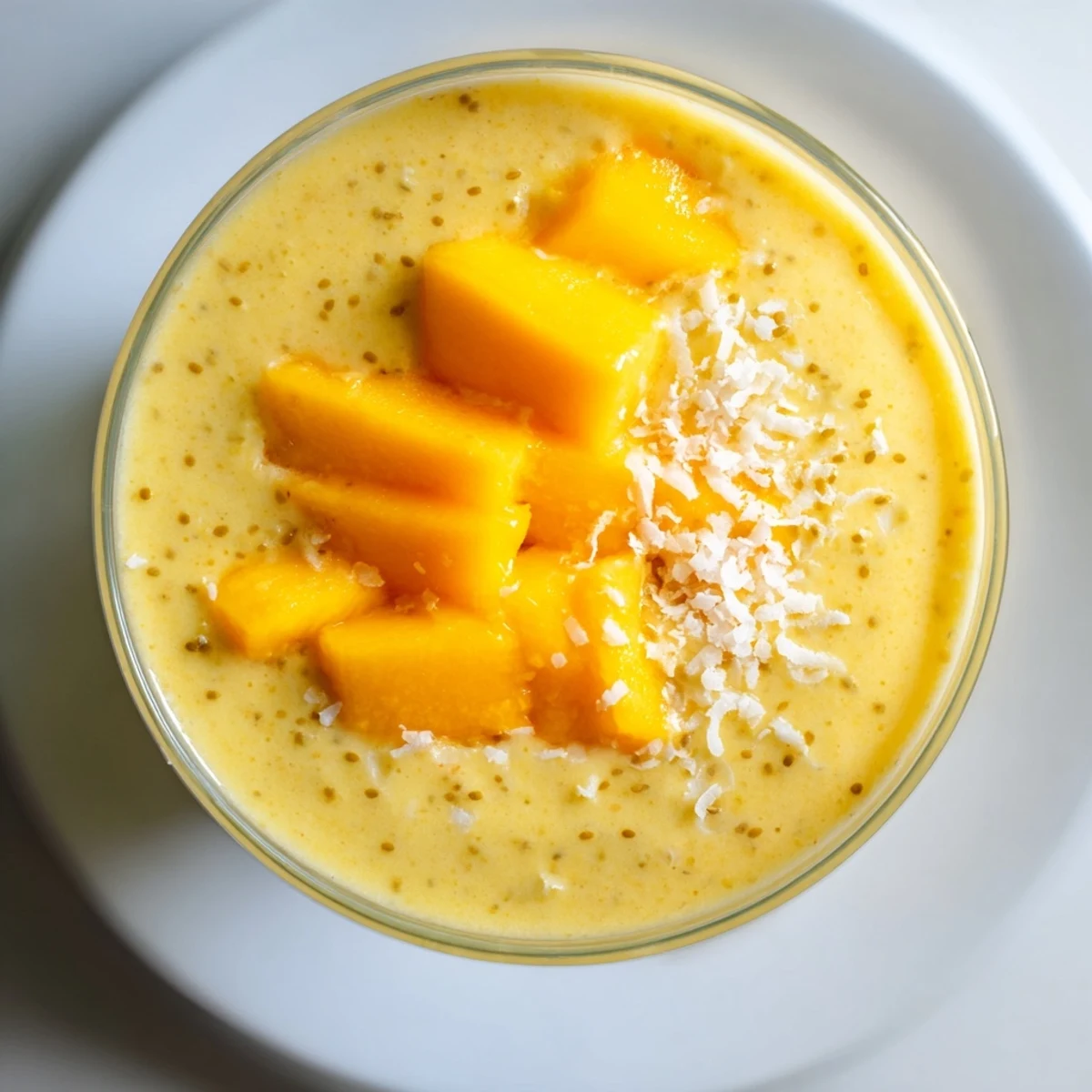 Refreshing and vibrant, this Mango Turmeric Smoothie features fresh mangoes, ginger, and lime.
