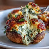 Spinach Ricotta Stuffed Mushrooms
