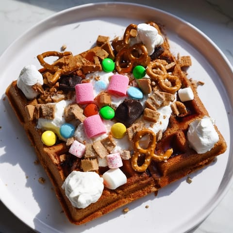 Gingerbread House Waffle Bar