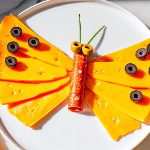 Butterfly cheddar salami wings