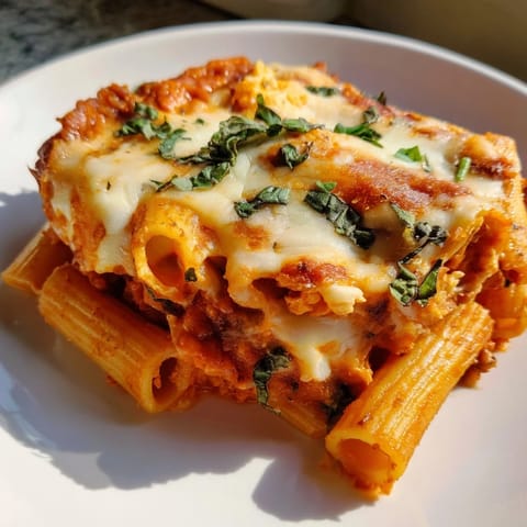 Four Cheese Baked Pasta