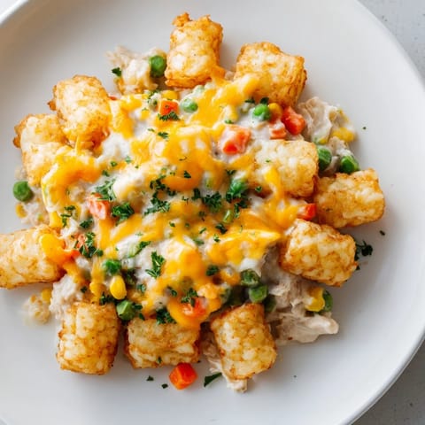 Crispy Tater Tot Casserole