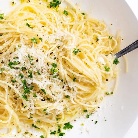 Lemon Butter Pasta Light