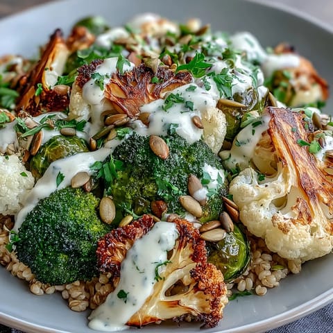 Roasted Brassica Bowl