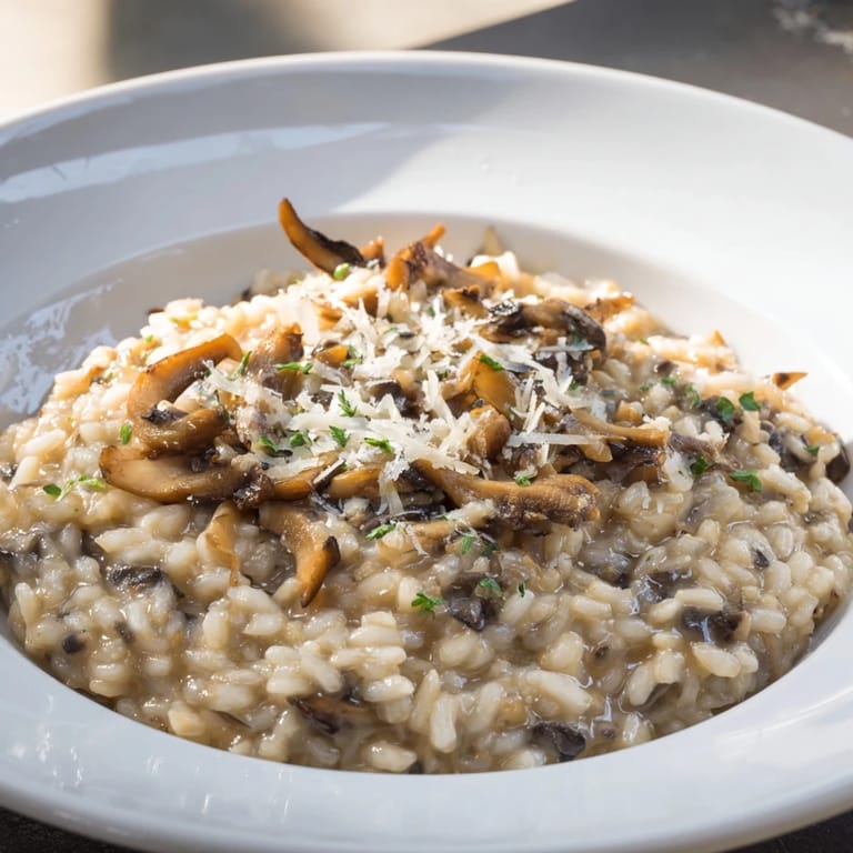 Earthy mushrooms and cedarwood infuse this comforting Cedar-Warm Risotto with incredible flavor.