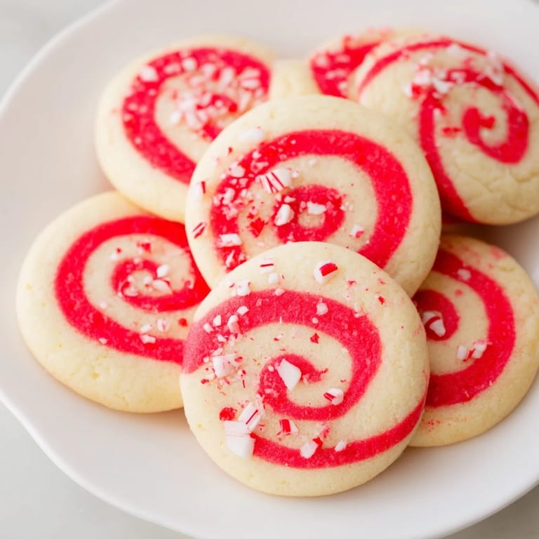Holiday delight: A tempting view of the Candy Cane Swirl Cookie Platter, ideal for gifting or a festive treat.