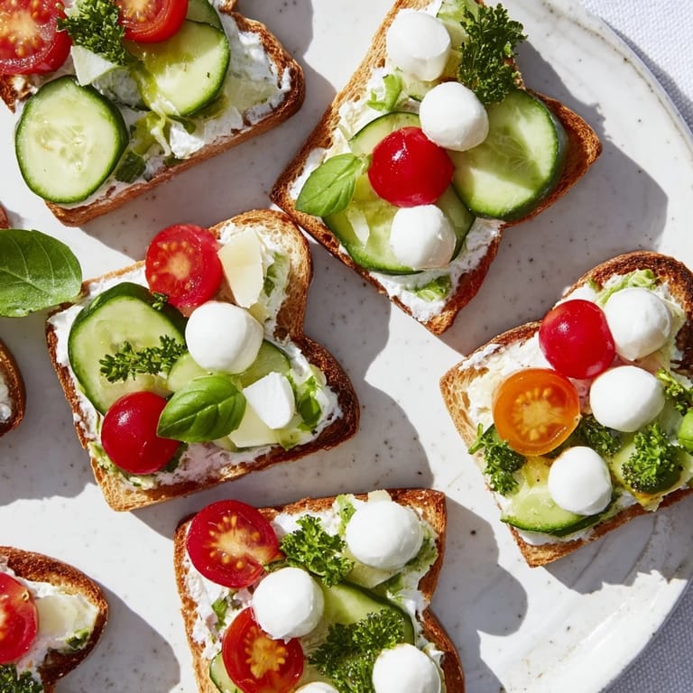Crispy, golden-brown elf shoe toast bites with sweet toppings like jam and sprinkles make for a fun brunch.