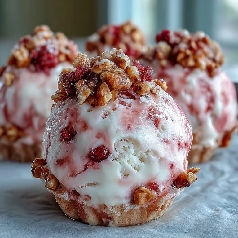 Homemade Strawberry & Banana Yoghurt Clusters served in a bowl for a healthy dessert.
